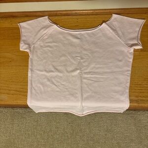 NWT PacSun John Galt pink Bonnie Off-the-shoulder crop top